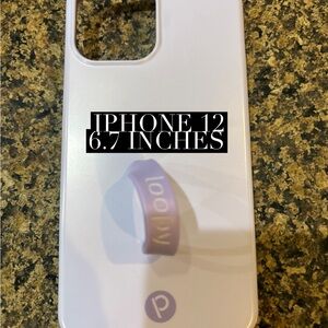 Loopy Case White Protective iPhone 12 Case